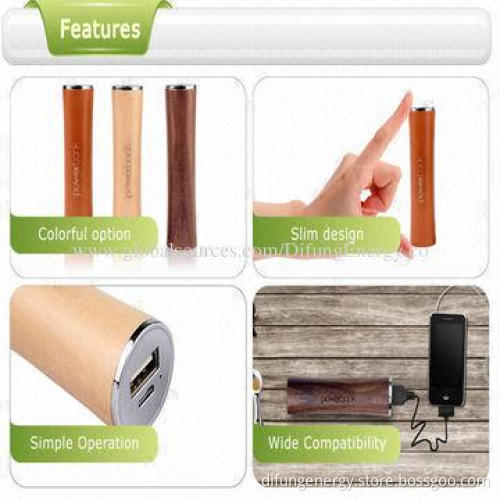 Phone Power Banks with 2,600mAh Samsung Battery, 102 x 28mm Dimensions